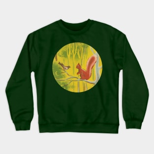 Suspicious Squirrel Crewneck Sweatshirt